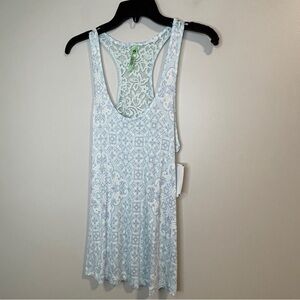 Honeydew Intimates Lace Back Tank Top - Mint Bandana